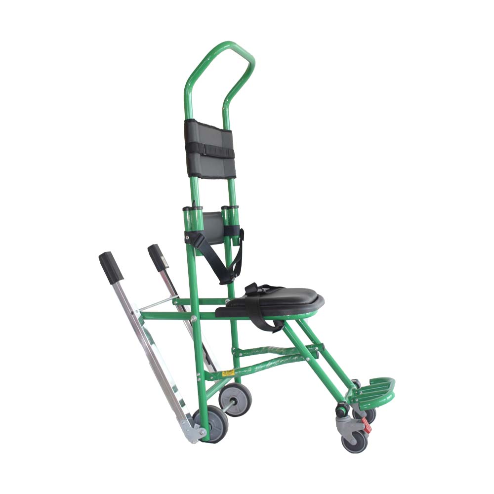 Evacuation chair designed for safe and efficient emergency transport.
